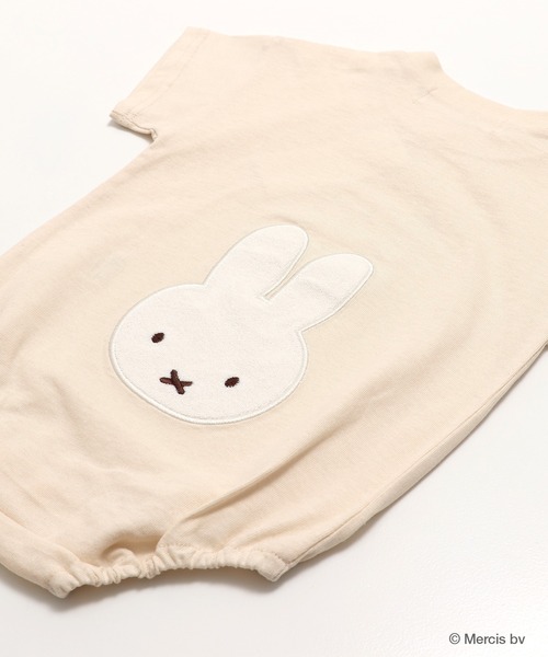 Miffy（ ミッフィー）の「〈ミッフィー〉半袖ロンパース（ロンパース・キッズ・クリーム/スモークピンク/ホワイト・80ｃｍ/70cm）」の13枚目の写真