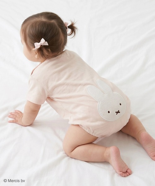 Miffy（ ミッフィー）の「〈ミッフィー〉半袖ロンパース（ロンパース・キッズ・クリーム/スモークピンク/ホワイト・80ｃｍ/70cm）」の18枚目の写真