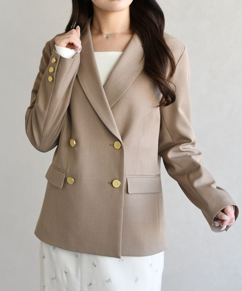 31 Sons de mode(トランテアン ソン ドゥ モード)の「2026春夏新作 スプリングテーラードジャケット(テーラードジャケット・レディース・ベージュ/モカ・S/M)」の21枚目の写真