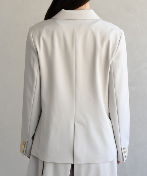 31 Sons de mode(トランテアン ソン ドゥ モード)の「2026春夏新作 スプリングテーラードジャケット(テーラードジャケット・レディース・ベージュ/モカ・S/M)」の8枚目の写真