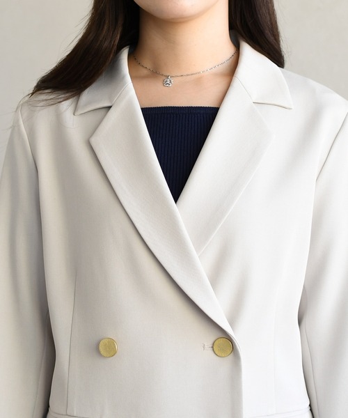 31 Sons de mode(トランテアン ソン ドゥ モード)の「2026春夏新作 スプリングテーラードジャケット(テーラードジャケット・レディース・ベージュ/モカ・S/M)」の11枚目の写真