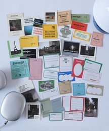 ammy.（エイミードット）の「【 ammy. / エイミードット 】 ポップ ステッカー シール コラージュ / 40枚入り（ポスター/アート）」