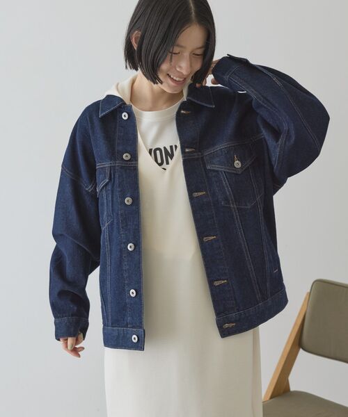 ロング丈デニムジャケット（デニムジャケット）｜AMERICAN HOLIC