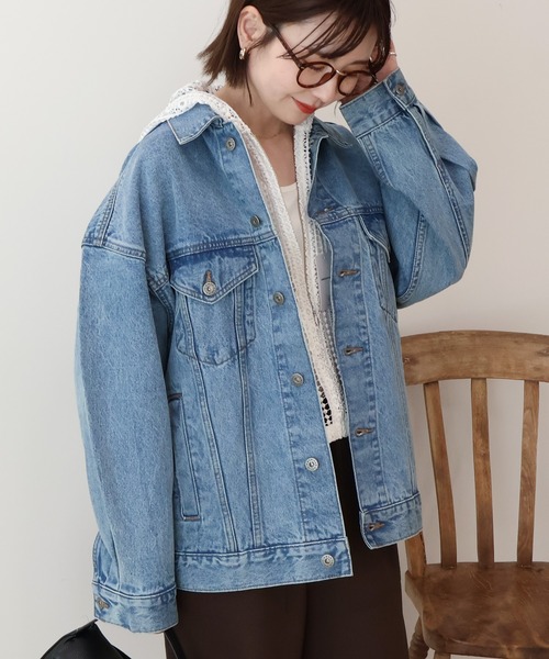 ロング丈デニムジャケット（デニムジャケット）｜AMERICAN HOLIC