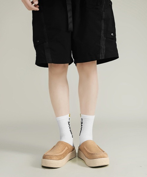 WESTBOY（ウエストボーイ）の「カジュアル スエード調 スリッポン サンダル WO26S4SD10（サンダル・メンズ・ブラック/ベージュ・44/43/42/41）」の6枚目の写真