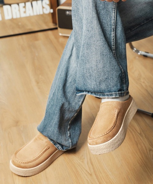 WESTBOY（ウエストボーイ）の「カジュアル スエード調 スリッポン サンダル WO26S4SD10（サンダル・メンズ・ブラック/ベージュ・44/43/42/41）」の8枚目の写真