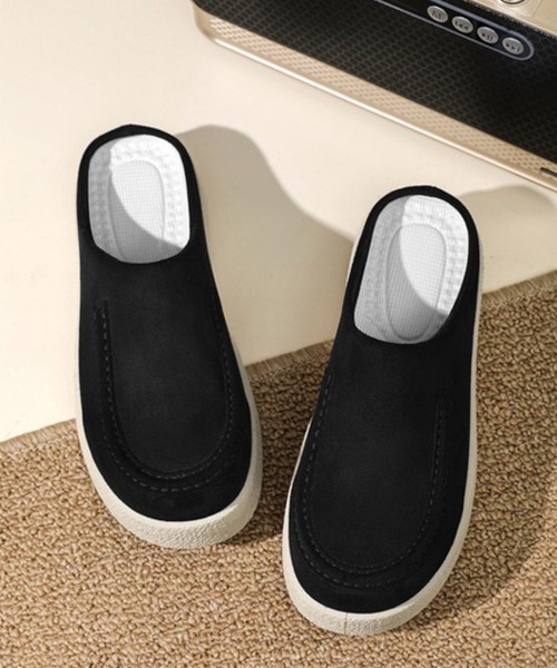 WESTBOY（ウエストボーイ）の「カジュアル スエード調 スリッポン サンダル WO26S4SD10（サンダル・メンズ・ブラック/ベージュ・44/43/42/41）」の12枚目の写真