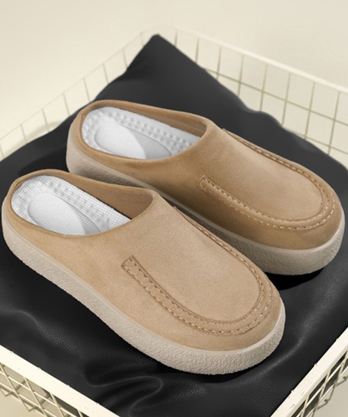 WESTBOY（ウエストボーイ）の「カジュアル スエード調 スリッポン サンダル WO26S4SD10（サンダル・メンズ・ブラック/ベージュ・44/43/42/41）」の13枚目の写真