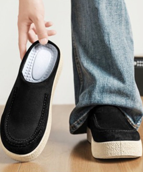 WESTBOY（ウエストボーイ）の「カジュアル スエード調 スリッポン サンダル WO26S4SD10（サンダル・メンズ・ブラック/ベージュ・44/43/42/41）」の15枚目の写真