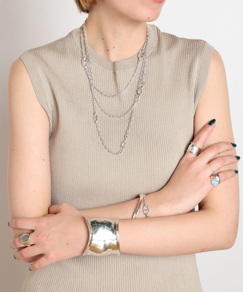 Garden of Eden(ガーデンオブエデン)の「【GARDEN OF EDEN/ガーデン オブ エデン】Anchor chain bracelet(ブレスレット・レディース・シルバー・FREE)」の2枚目の写真