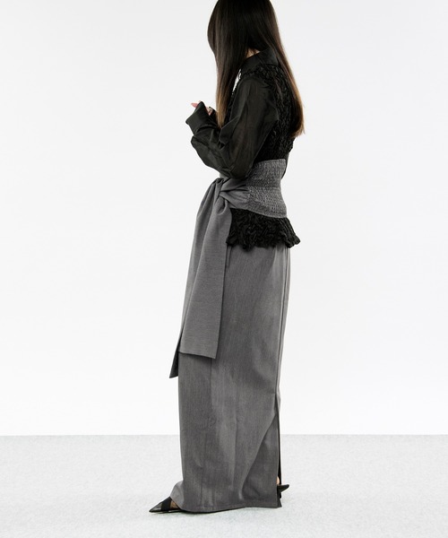 Ezick（エジック）の「mulchway carset skirt マルチウェイコルセットスカート【2点セット】（スカート・レディース・グレー/ブラック・FREE）」の21枚目の写真