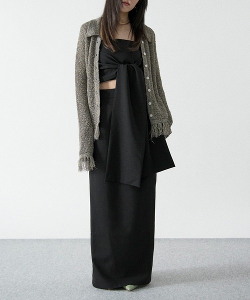 Ezick（エジック）の「mulchway carset skirt マルチウェイコルセットスカート【2点セット】（スカート・レディース・グレー/ブラック・FREE）」の5枚目の写真