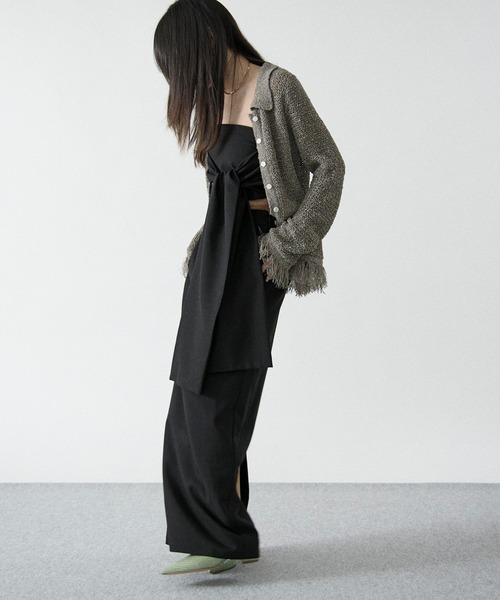 Ezick（エジック）の「mulchway carset skirt マルチウェイコルセットスカート【2点セット】（スカート・レディース・グレー/ブラック・FREE）」の7枚目の写真