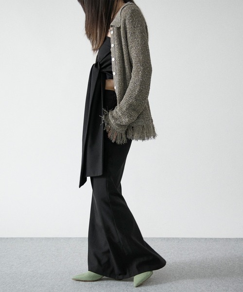 Ezick（エジック）の「mulchway carset skirt マルチウェイコルセットスカート【2点セット】（スカート・レディース・グレー/ブラック・FREE）」の6枚目の写真