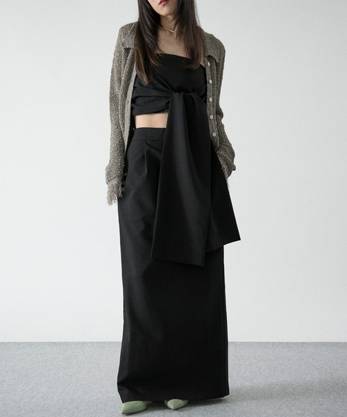 Ezick（エジック）の「mulchway carset skirt マルチウェイコルセットスカート【2点セット】（スカート・レディース・グレー/ブラック・FREE）」の4枚目の写真