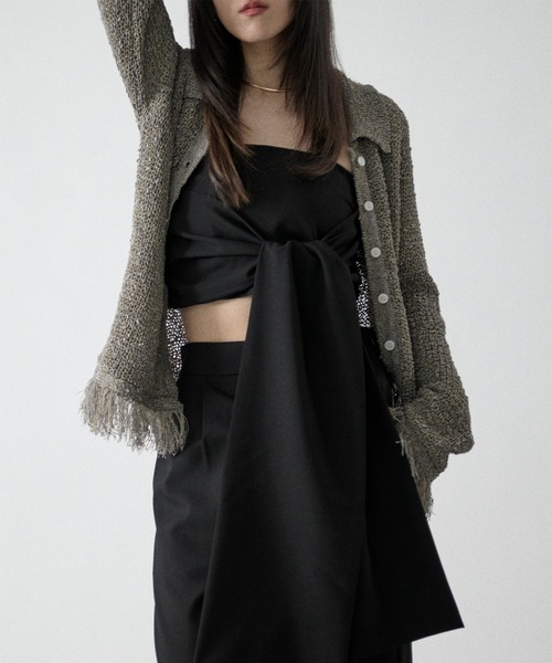 Ezick（エジック）の「mulchway carset skirt マルチウェイコルセットスカート【2点セット】（スカート・レディース・グレー/ブラック・FREE）」の9枚目の写真