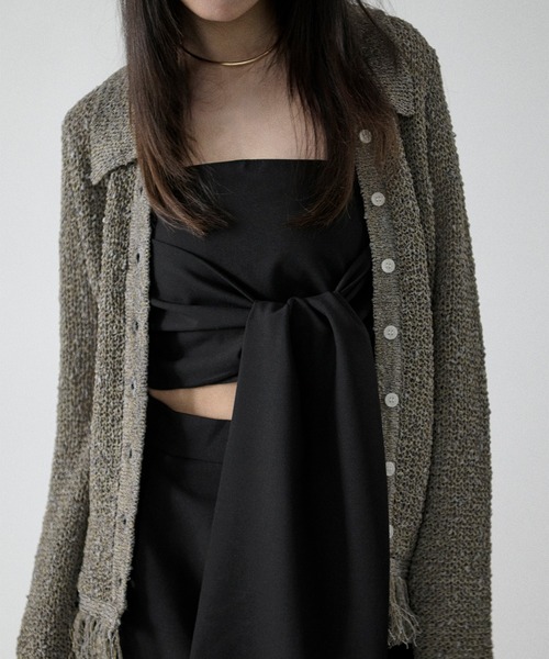 Ezick（エジック）の「mulchway carset skirt マルチウェイコルセットスカート【2点セット】（スカート・レディース・グレー/ブラック・FREE）」の11枚目の写真