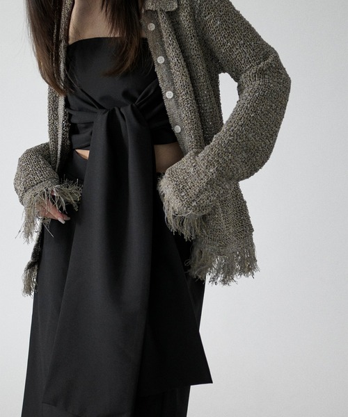 Ezick（エジック）の「mulchway carset skirt マルチウェイコルセットスカート【2点セット】（スカート・レディース・グレー/ブラック・FREE）」の12枚目の写真