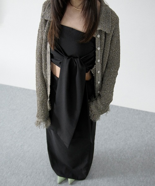 Ezick（エジック）の「mulchway carset skirt マルチウェイコルセットスカート【2点セット】（スカート・レディース・グレー/ブラック・FREE）」の14枚目の写真