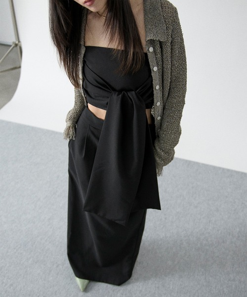 Ezick（エジック）の「mulchway carset skirt マルチウェイコルセットスカート【2点セット】（スカート・レディース・グレー/ブラック・FREE）」の15枚目の写真