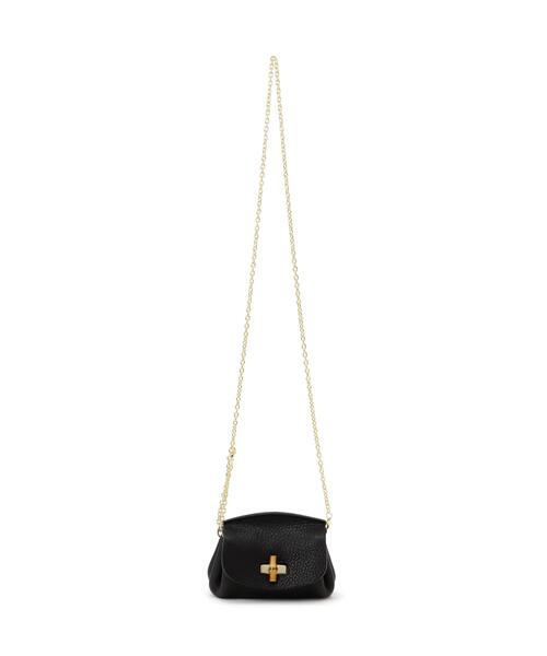 POMTATA（ポンタタ）の「POMTATA/ポンタタ/BAMB WALLET SHOULDER BAG/P3259（ショルダーバッグ・レディース・ブラック・F）」の2枚目の写真