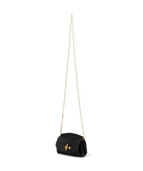 POMTATA（ポンタタ）の「POMTATA/ポンタタ/BAMB WALLET SHOULDER BAG/P3259（ショルダーバッグ・レディース・ブラック・F）」の3枚目の写真