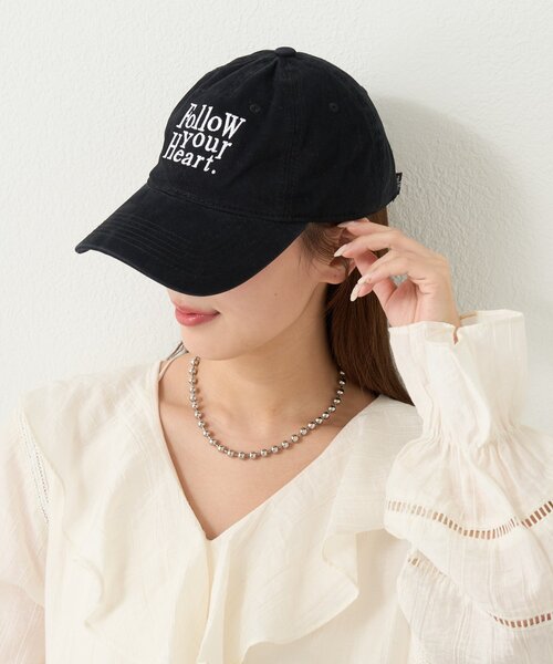 mystic（ミスティック）の「BIGロゴキャップ（ハット・レディース・ブラック/ピンク・ONE SIZE）」の5枚目の写真