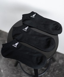KANGOL（カンゴール）の「KANGOL カンゴール 3Pワンポイント刺繍アンクルソックス/くるぶし丈靴下（ソックス/靴下）」