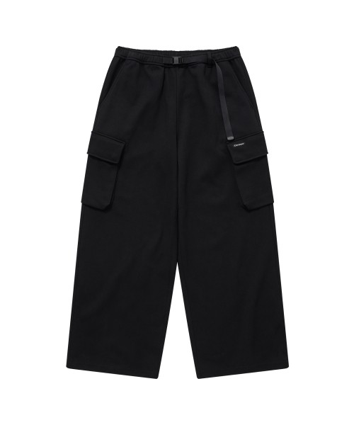 COVERNAT（カバーナット）の「ワイドカーゴスウェットパンツブラック（その他パンツ・メンズ・その他・SMALL/X-LARGE/LARGE/MEDIUM）」の2枚目の写真