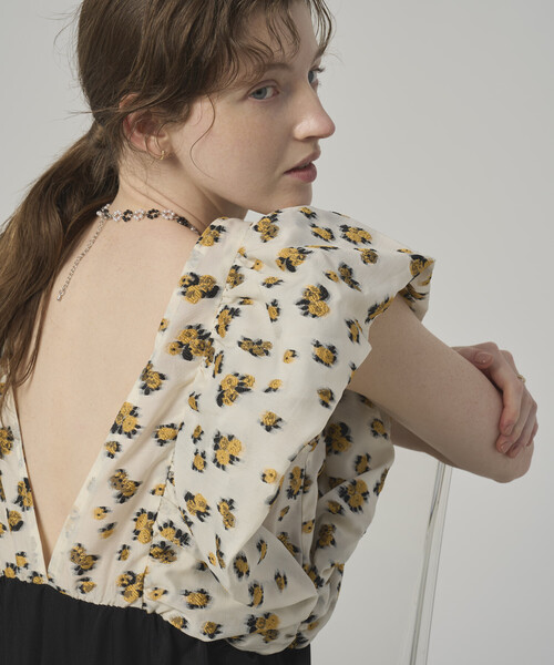 Firsthand（ファーストハンド）の「Firsthand/ファーストハンド フラワーシアージャガード ドッキング オールインワン（つなぎ/オールインワン・レディース・ブラック/その他・MEDIUM/SMALL）」の5枚目の写真