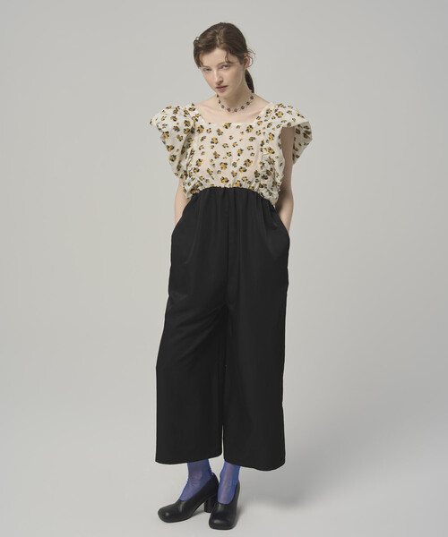 Firsthand（ファーストハンド）の「Firsthand/ファーストハンド フラワーシアージャガード ドッキング オールインワン（つなぎ/オールインワン・レディース・ブラック/その他・MEDIUM/SMALL）」の8枚目の写真