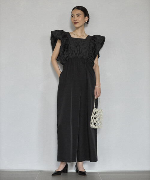 Firsthand（ファーストハンド）の「Firsthand/ファーストハンド フラワーシアージャガード ドッキング オールインワン（つなぎ/オールインワン・レディース・ブラック/その他・MEDIUM/SMALL）」の11枚目の写真