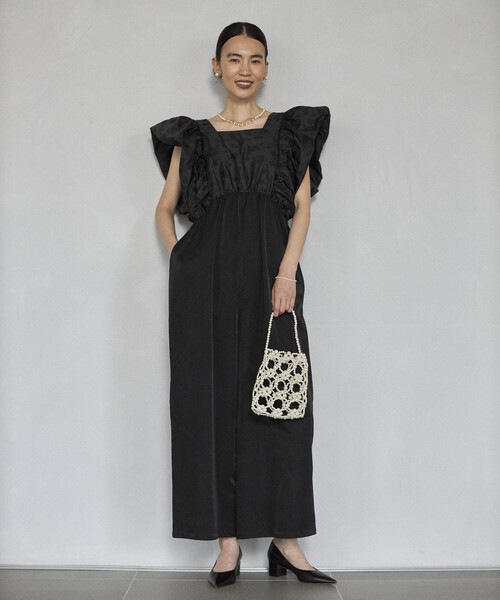 Firsthand（ファーストハンド）の「Firsthand/ファーストハンド フラワーシアージャガード ドッキング オールインワン（つなぎ/オールインワン・レディース・ブラック/その他・MEDIUM/SMALL）」の12枚目の写真