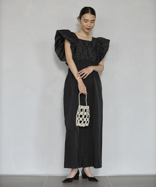 Firsthand（ファーストハンド）の「Firsthand/ファーストハンド フラワーシアージャガード ドッキング オールインワン（つなぎ/オールインワン・レディース・ブラック/その他・MEDIUM/SMALL）」の14枚目の写真