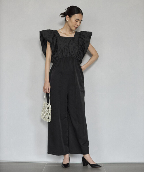 Firsthand（ファーストハンド）の「Firsthand/ファーストハンド フラワーシアージャガード ドッキング オールインワン（つなぎ/オールインワン・レディース・ブラック/その他・MEDIUM/SMALL）」の20枚目の写真