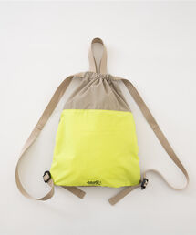 and D. petit main | 【撥水】バイカラーハンドル付きナップサック(バックパック/リュック)