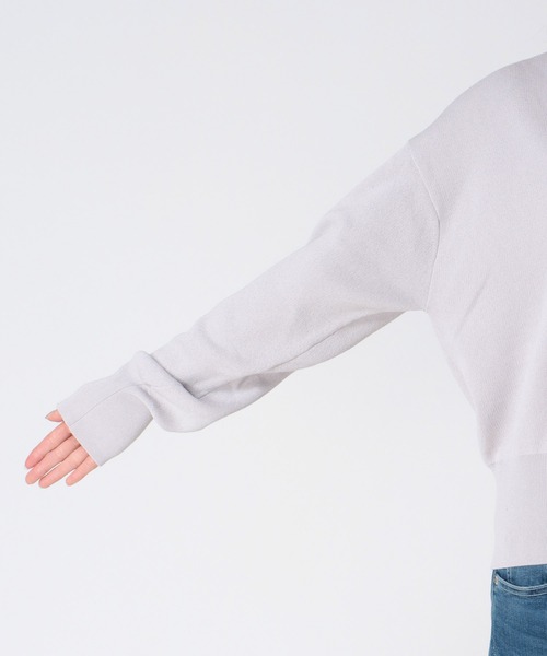 Jines（ジネス）の「キーネックリラックスカーディガン（カーディガン/ボレロ・レディース・ブルー/ネイビー/グレー/ホワイト/ブラック・38）」の17枚目の写真