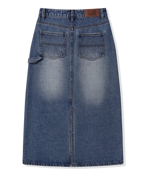 codegraphy（コードグラフィー）の「(Women's) Denim Long Skirt｡｡CBEFWDS010（スカート・レディース・ホワイト/インディゴブルー・SMALL/MEDIUM）」の8枚目の写真