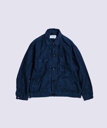 【ANACHRONORM】SULFUR DYED LINEN UTILITY JACKET