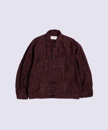 【ANACHRONORM】SULFUR DYED LINEN UTILITY JACKET
