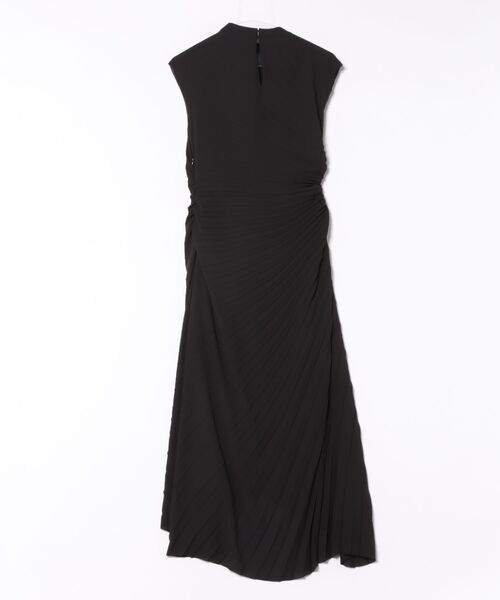 ALLSAINTS(オールセインツ)の「RAYANNA PLEATED MIDI DRESS | RAYANNA プリーツ ミディ ドレス・ワンピース(ワンピース・レディース・ブラック・8/6/4/10)」の2枚目の写真