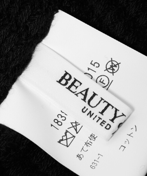 BEAUTY&YOUTH UNITED ARROWS(ビューティーアンドユースユナイテッドアローズ)の「シンプル コットン ニットキャップ(ニットキャップ/ビーニー・レディース・ブラック/オフホワイト・FREE)」の9枚目の写真