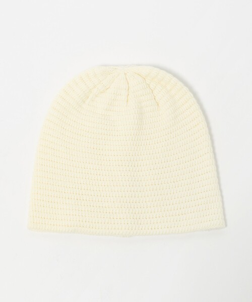 BEAUTY&YOUTH UNITED ARROWS(ビューティーアンドユースユナイテッドアローズ)の「シンプル コットン ニットキャップ(ニットキャップ/ビーニー・レディース・ブラック/オフホワイト・FREE)」の12枚目の写真