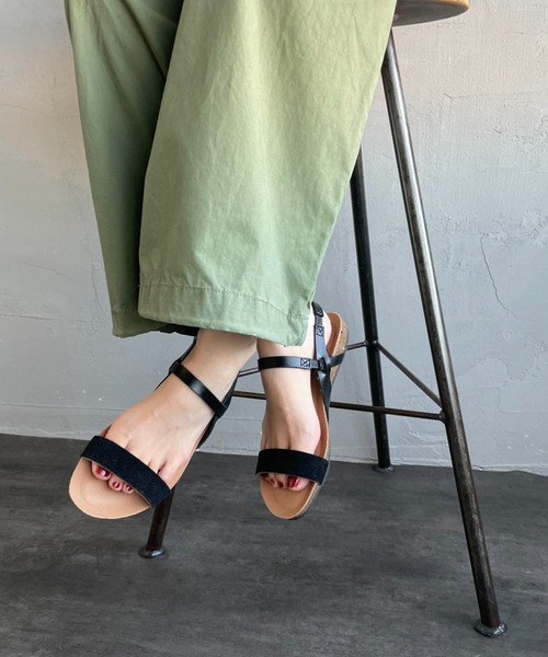 PLAKTON（プラクトン）の「【WEB先行予約】[PLAKTON/プラクトン] 別注 アンクルストラップ サンダル（サンダル・レディース・ブラック/シルバー・38/37/36）」の20枚目の写真