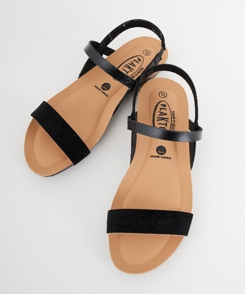 PLAKTON（プラクトン）の「【WEB先行予約】[PLAKTON/プラクトン] 別注 アンクルストラップ サンダル（サンダル・レディース・ブラック/シルバー・38/37/36）」の10枚目の写真