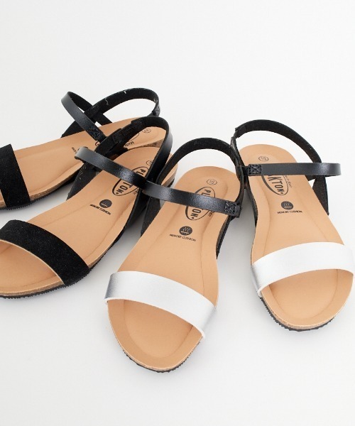 PLAKTON（プラクトン）の「【WEB先行予約】[PLAKTON/プラクトン] 別注 アンクルストラップ サンダル（サンダル・レディース・ブラック/シルバー・38/37/36）」の8枚目の写真