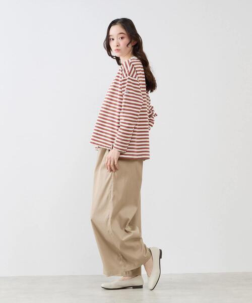 LOGEMENT DE CLAIRE（ロジュモンドクレール）の「イージーワイドキュロット（その他パンツ・レディース・ライトグレー/ベージュ/インディゴブルー・2/3）」の14枚目の写真