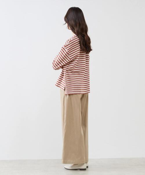 LOGEMENT DE CLAIRE（ロジュモンドクレール）の「イージーワイドキュロット（その他パンツ・レディース・ライトグレー/ベージュ/インディゴブルー・2/3）」の15枚目の写真