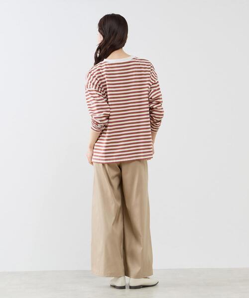 LOGEMENT DE CLAIRE（ロジュモンドクレール）の「イージーワイドキュロット（その他パンツ・レディース・ライトグレー/ベージュ/インディゴブルー・2/3）」の16枚目の写真