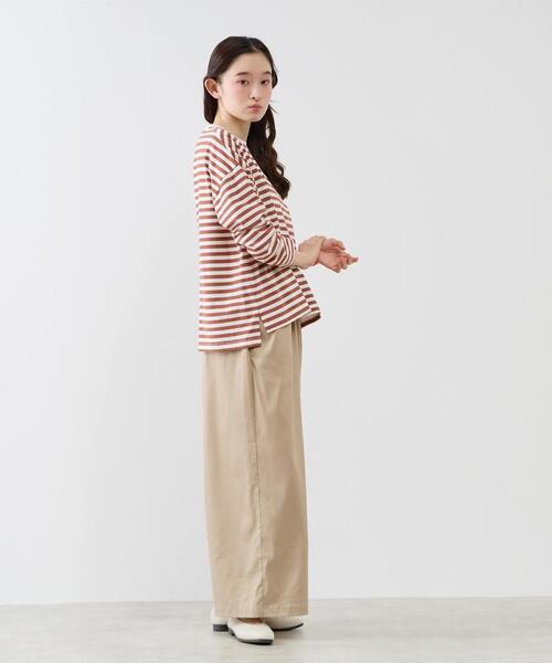 LOGEMENT DE CLAIRE（ロジュモンドクレール）の「イージーワイドキュロット（その他パンツ・レディース・ライトグレー/ベージュ/インディゴブルー・2/3）」の18枚目の写真